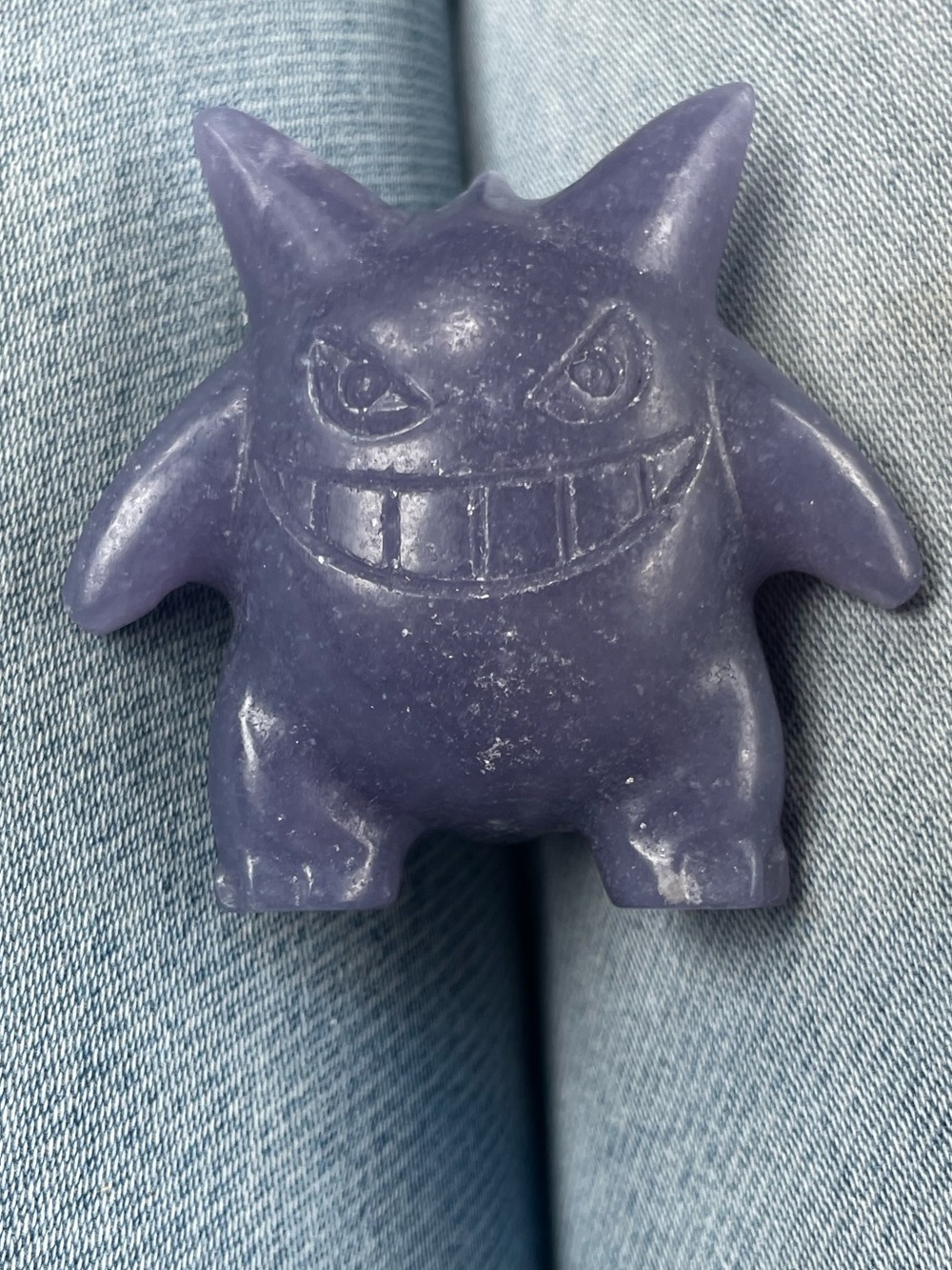 Pokémon Gengar Character Figurine Collectible NATURAL CRYSTAL Figure